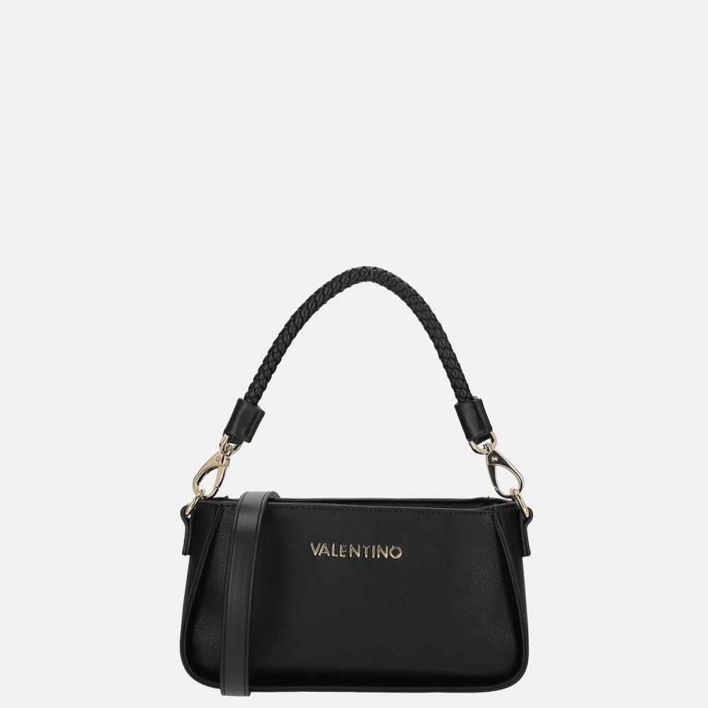 Valentino Bags Eris Re schoudertas gevlochten nero
